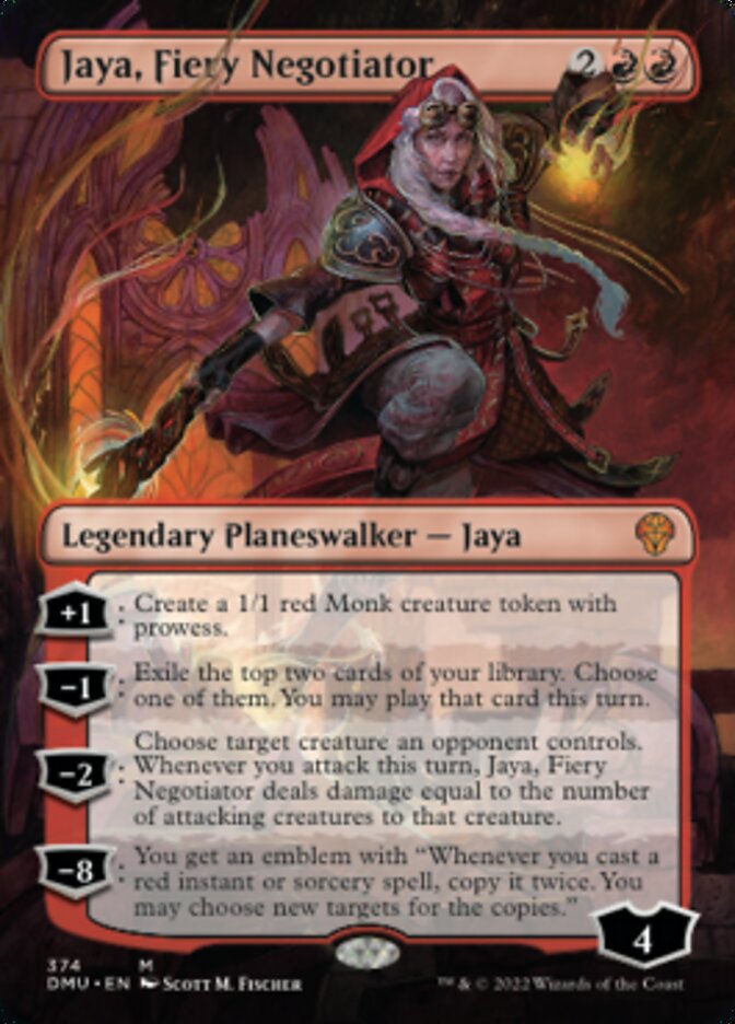 Jaya, Fiery Negotiator - 374# - Mythic - BORDERLESS 