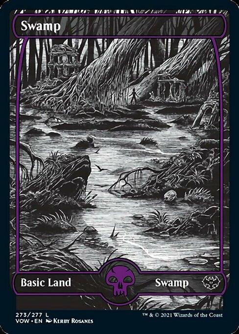 Foil Showcase Swamp - 273 -c- Crimson Vow