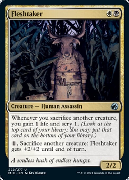 222Fleshtaker 222/277 Uncommon - Midnight Hunt