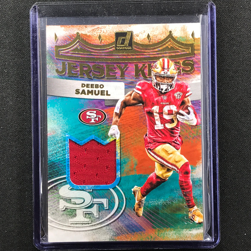 2022 Donruss Deebo Samuel Jersey Kings Relic 269/399