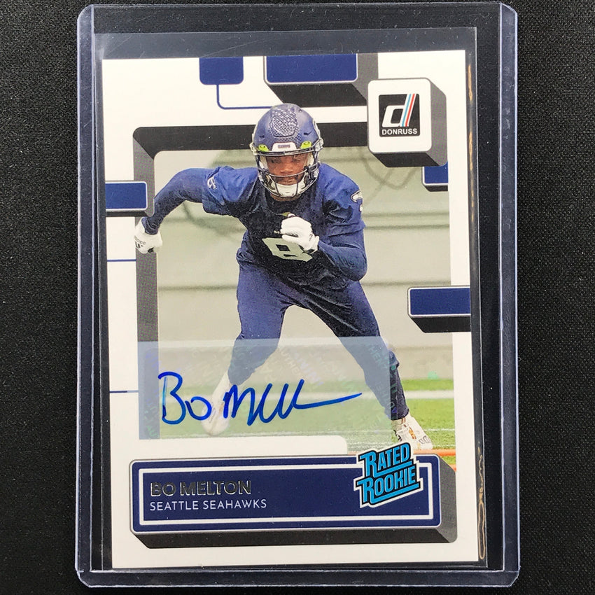 2022 Donruss Bo Melton Rated Rookie Signatures Auto Base No 350