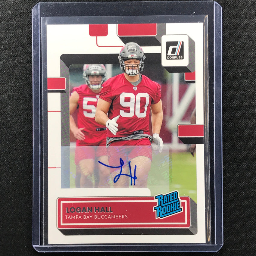2022 Donruss LOGAN HALL Rated Rookie Signatures Auto Base #364