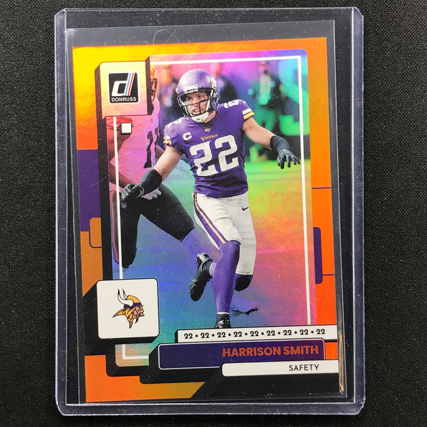 2022 Donruss Harrison Smith Jersey Number Orange 19/22