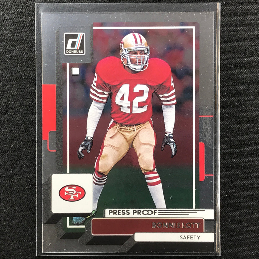 2022 Donruss Ronnie Lott Silver 7/100