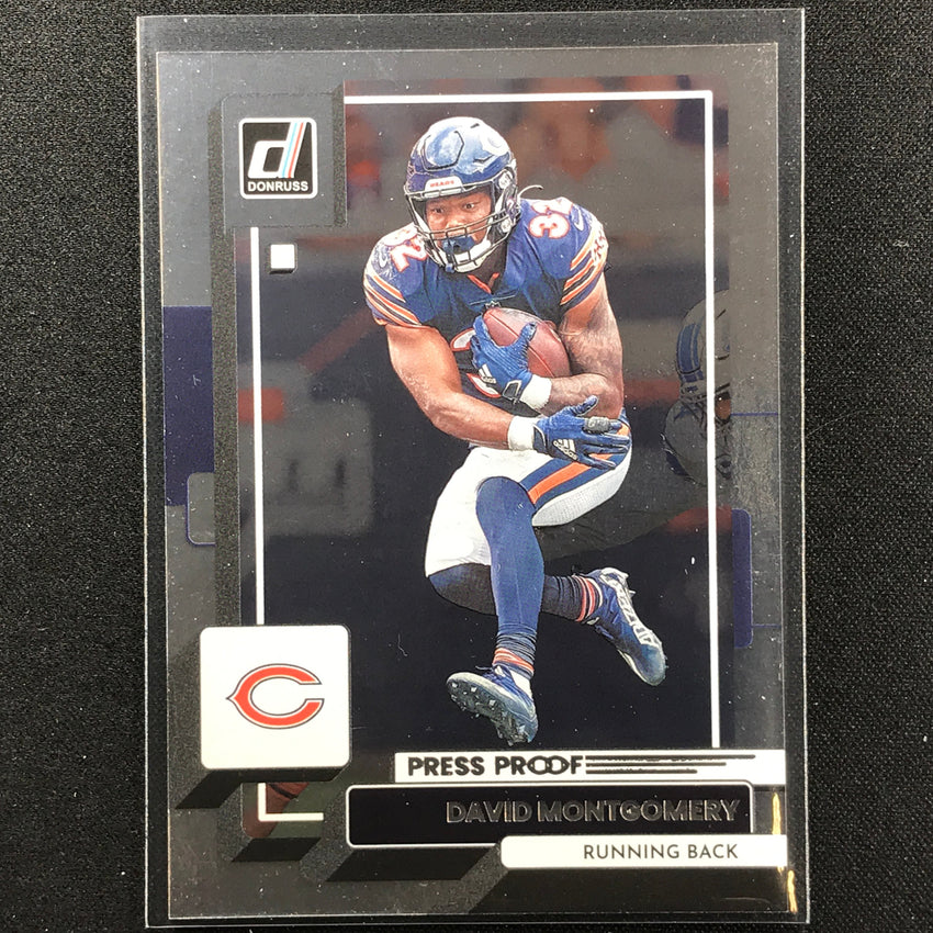 2022 Donruss David Montgomery Silver 90/100