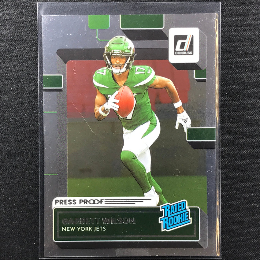2022 Donruss Garrett Wilson Rated Rookie Silver 33/100