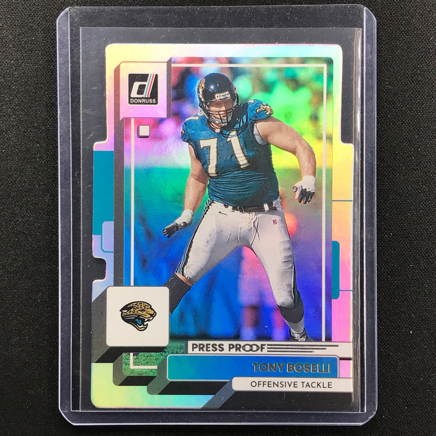 2022 Donruss Tony Boselli Silver Die-cut 7/75