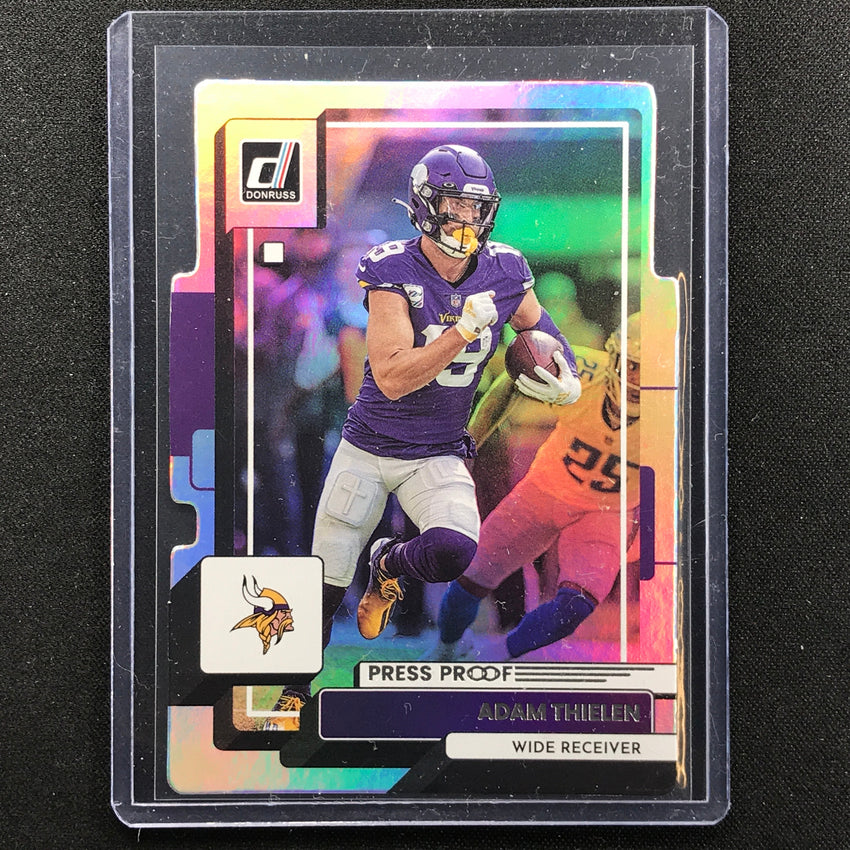 2022 Donruss Adam Thielen Silver Die-cut 13/75
