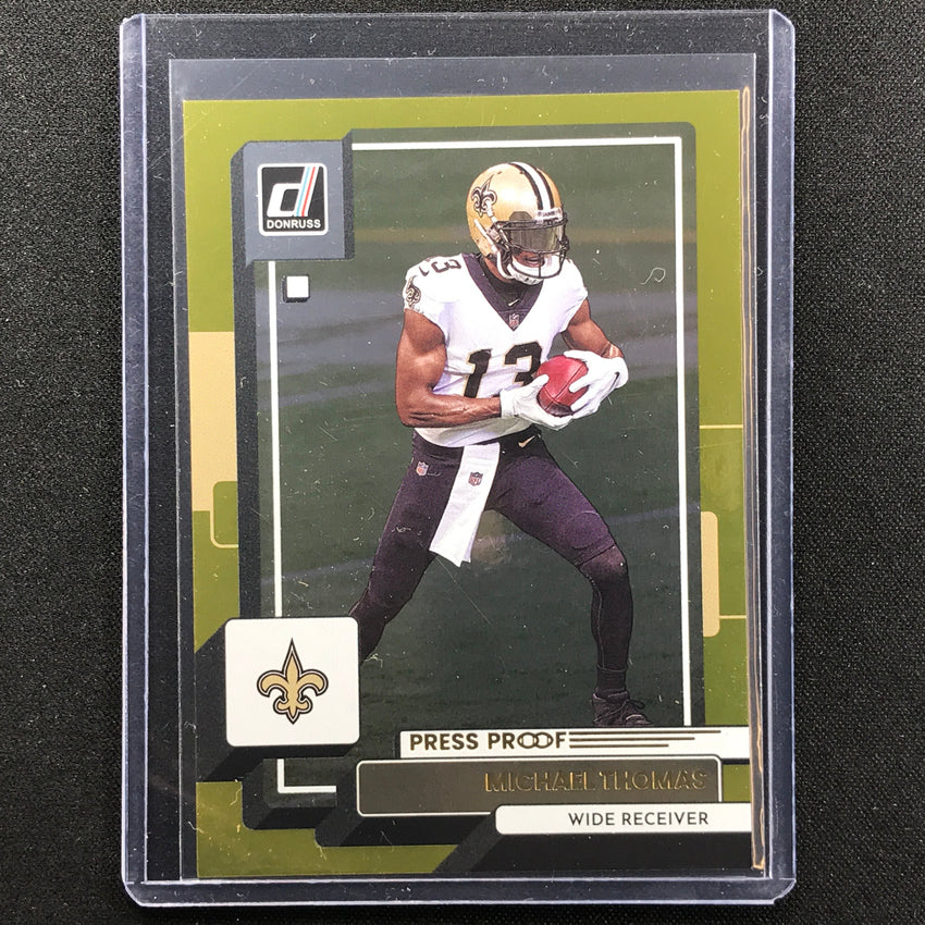 2022 Donruss Michael Thomas Gold 35/50