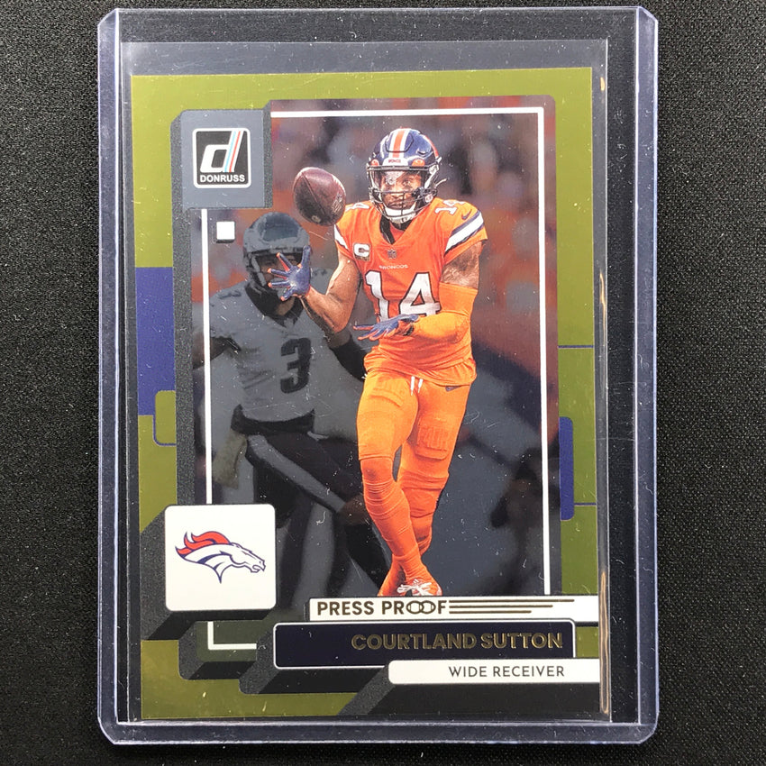 2022 Donruss Courtland Sutton Gold 41/50