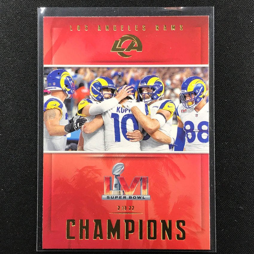2022 Donruss Los Angeles Rams Superbowl Champions No La