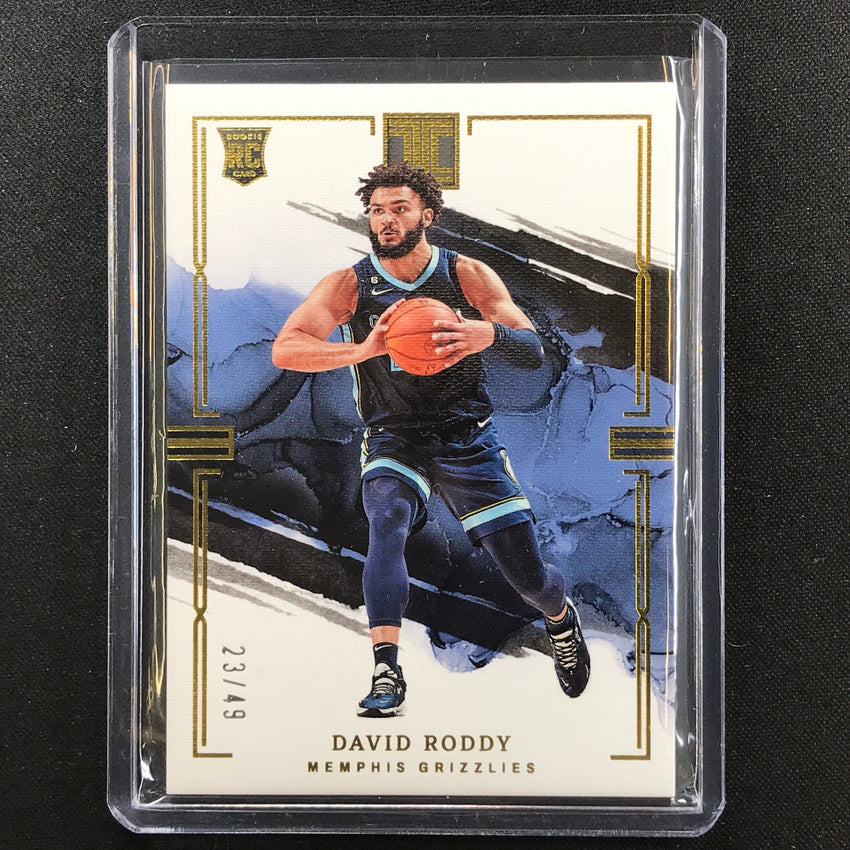2022-23 Impeccable David Roddy Rookie Base Gold 23/49