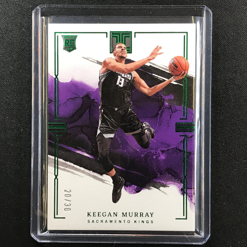 2022-23 Impeccable Keegan Murray Rookie Base Emerald Green 20/30