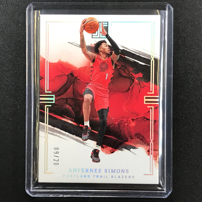 2022-23 Impeccable Anfernee Simons Base Holo Silver 9/20