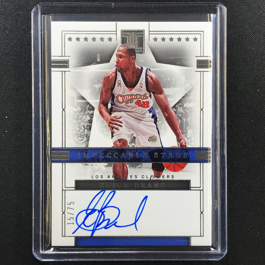 2022-23 Impeccable Elton Brand Impeccable Stars Signatures Auto Silver 15/75