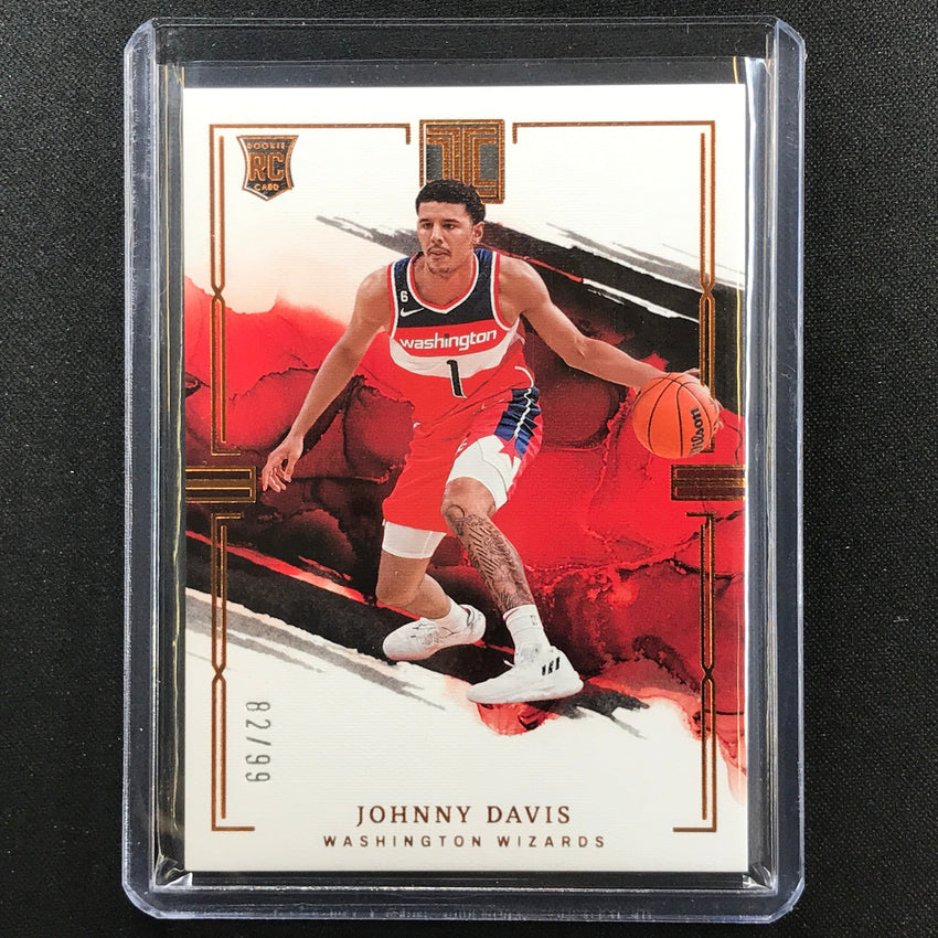 2022-23 Impeccable Johnny Davis Rookie Base Bronze 82/99