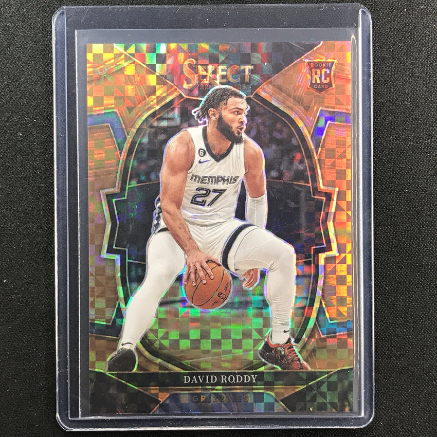 2022-23 Select David Roddy Concourse Rookie Copper Plaid 26/49