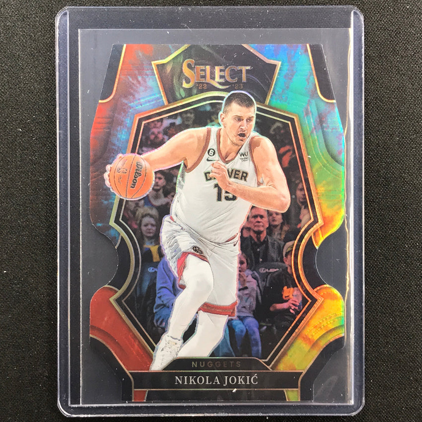 2022-23 Select Nikola Jokic Premier Level Tie-dye Die-cut 1/25