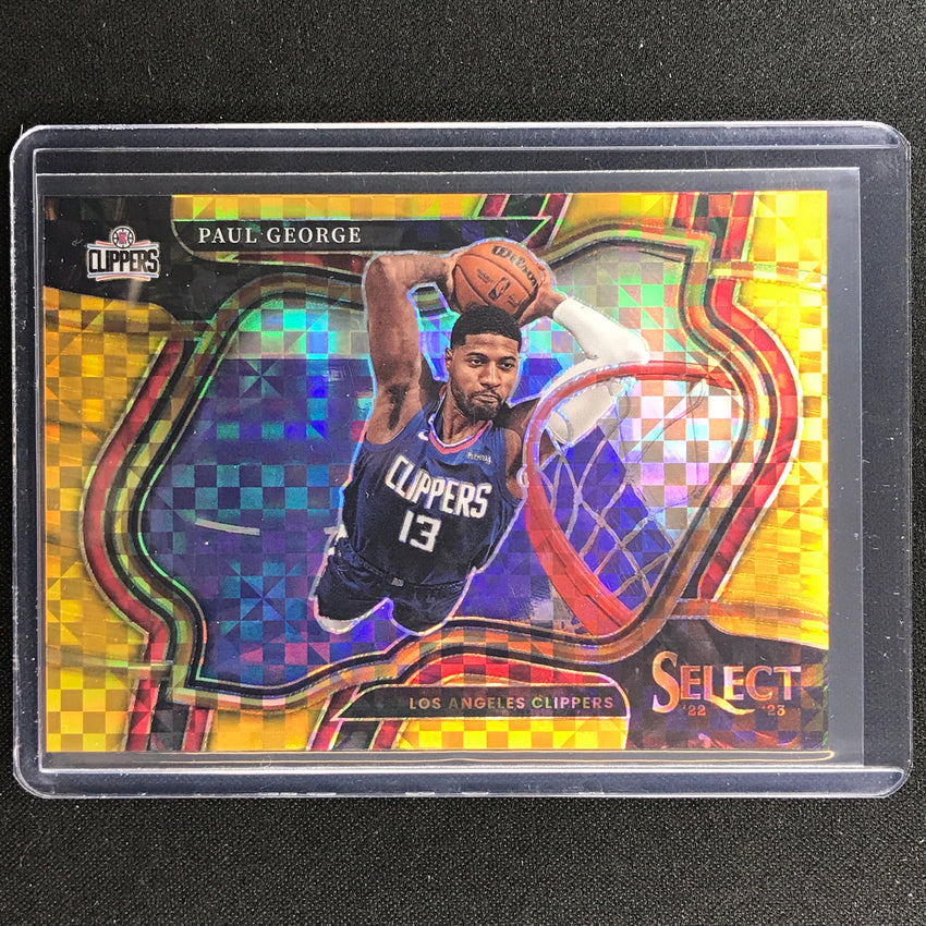 2022-23 Select Paul George Courtside Gold Prizm 7/10
