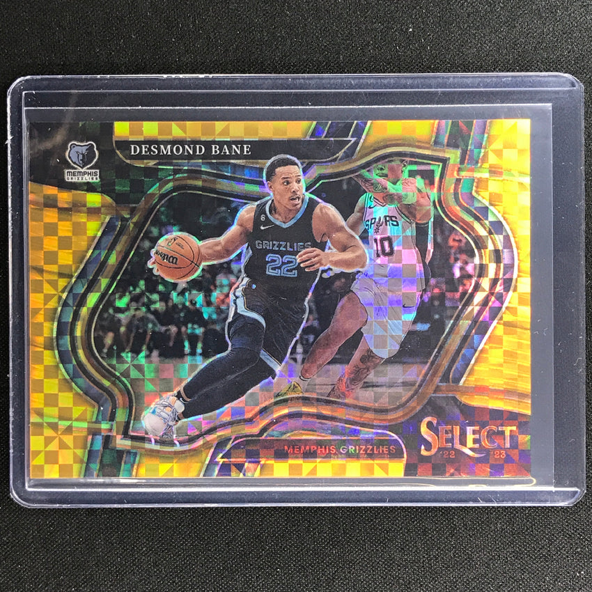 2022-23 Select Desmond Bane Courtside Gold Prizm 3/10