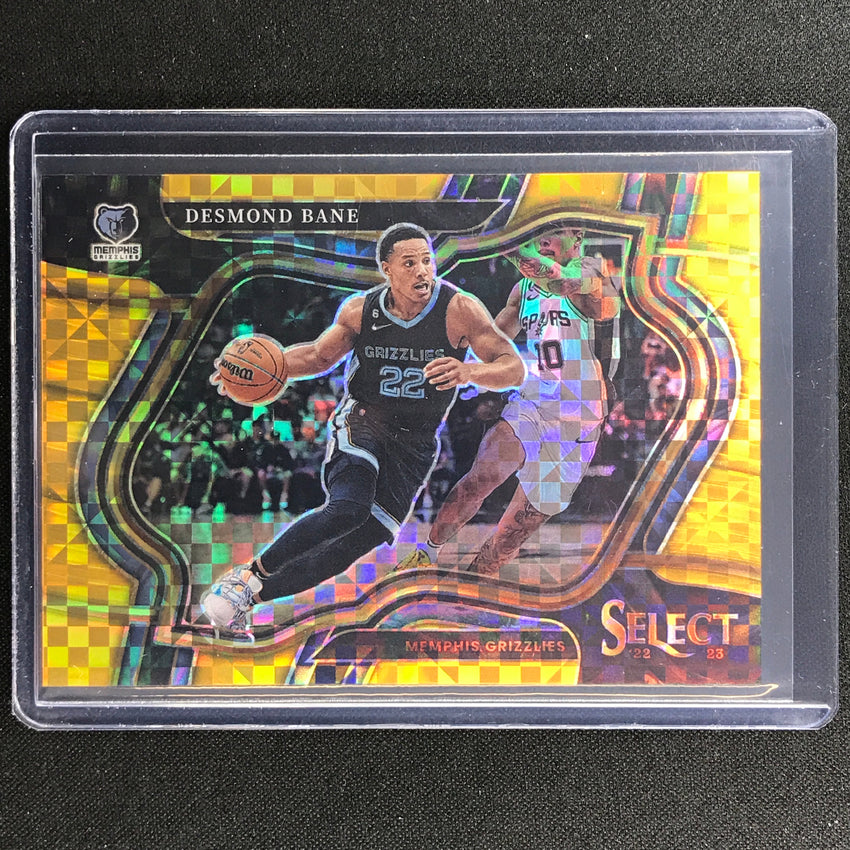 2022-23 Select Desmond Bane Courtside Gold Prizm 7/10