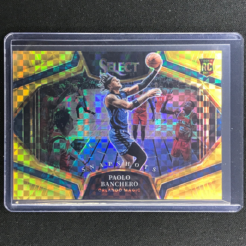 2022-23 Select Paolo Banchero Snapshots Rookie Gold Prizm 6/10