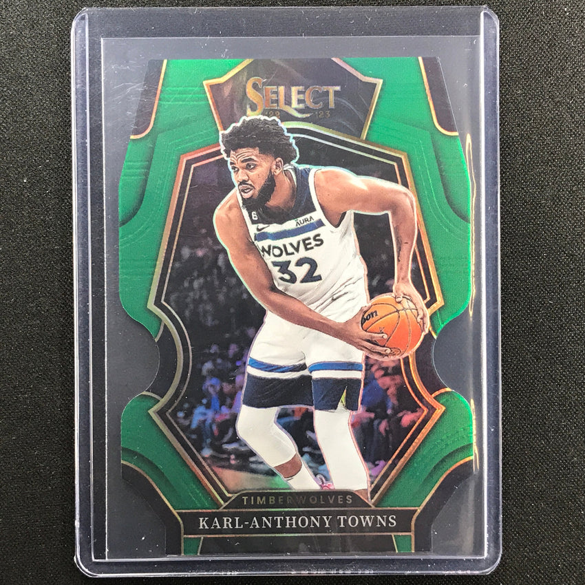 2022-23 Select Karl-anthony Towns Premier Level Green Die-cut 5/5