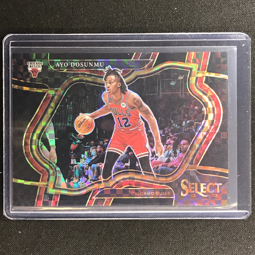 2022-23 Select Ayo Dosunmu Courtside Black Prizm 1/1