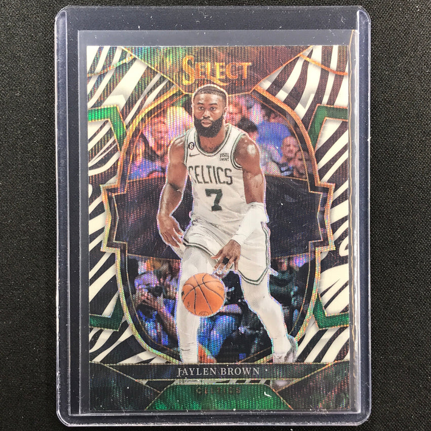 2022-23 Select Jaylen Brown Concourse Zebra Ssp No 32