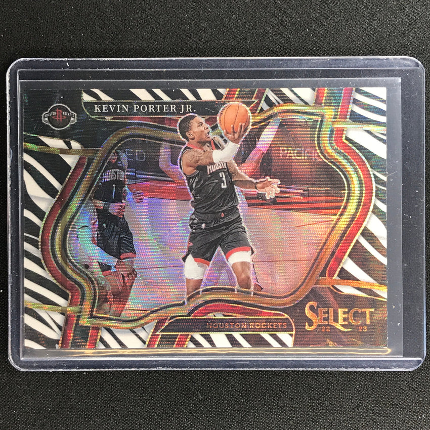 2022-23 Select Kevin Porter Jr. Courtside Zebra Ssp No 249