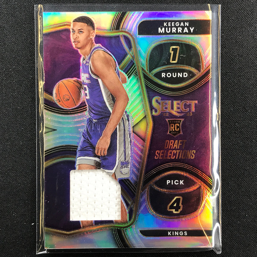 2022-23 Select KEEGAN MURRAY Draft Selections Rookie Jersey Silver Prizm #KM
