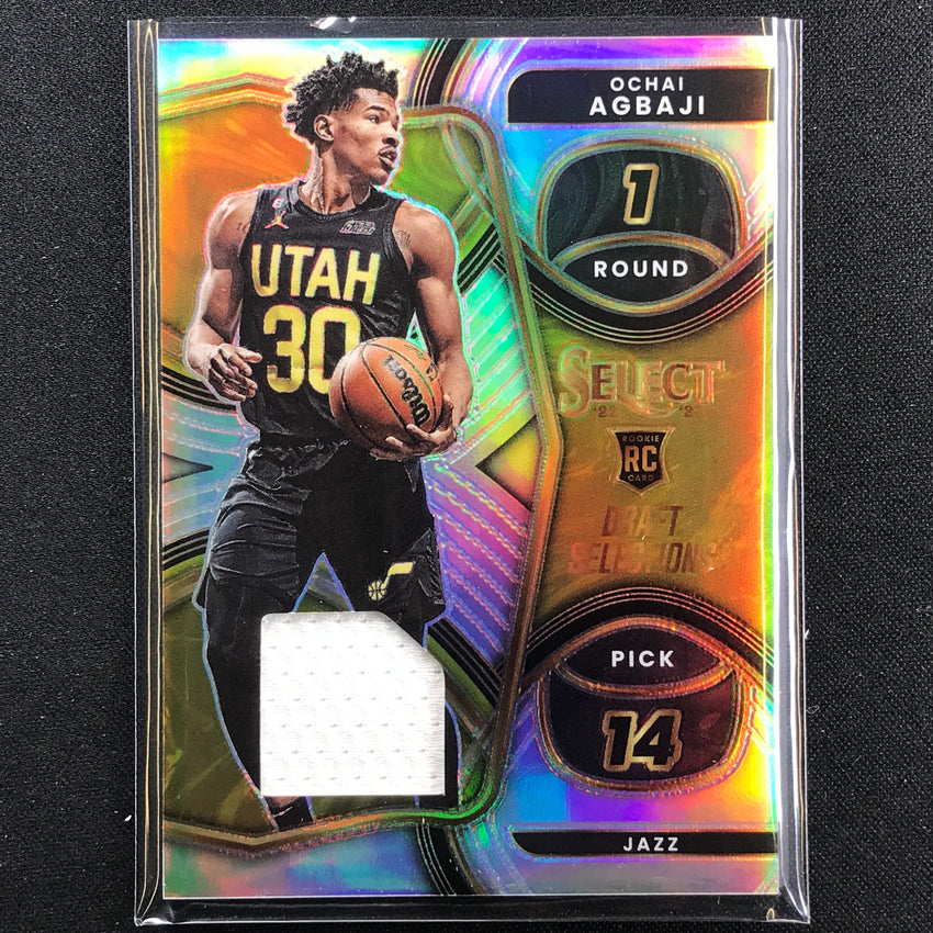 2022-23 Select OCHAI AGBAJI Draft Selections Rookie Jersey Silver Prizm #OA