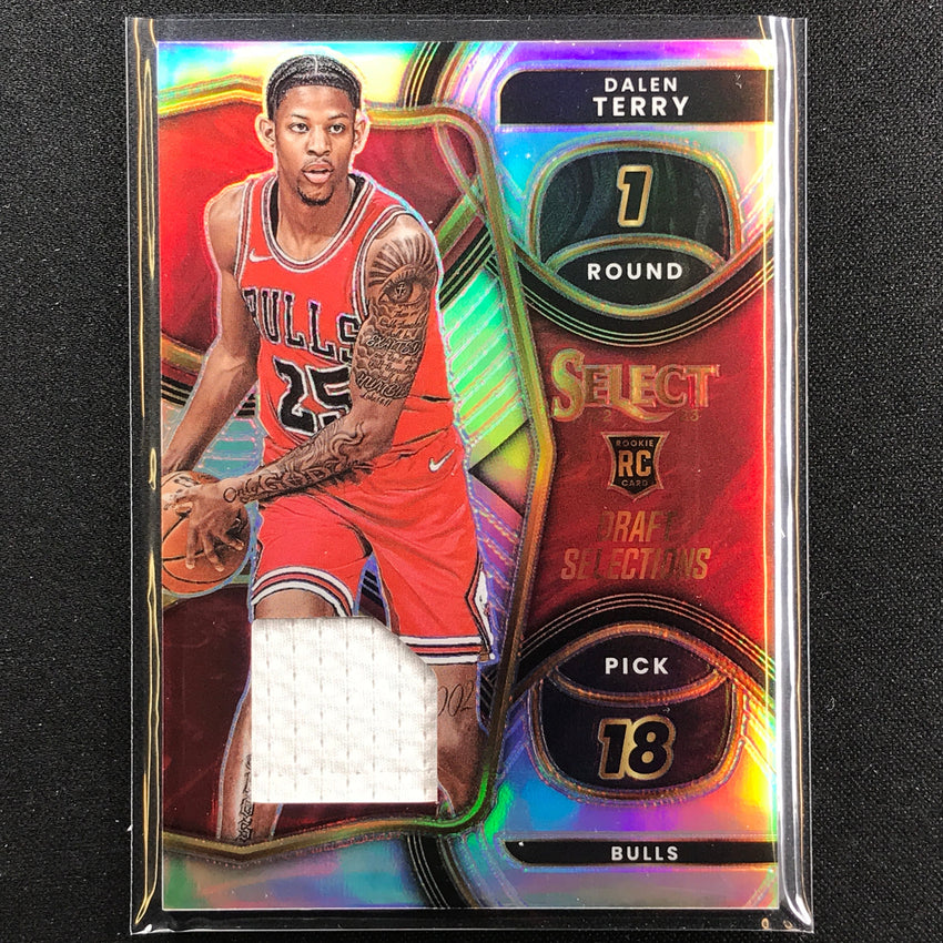 2022-23 Select Dalen Terry Draft Selections Rookie Jersey Silver Prizm No Pb