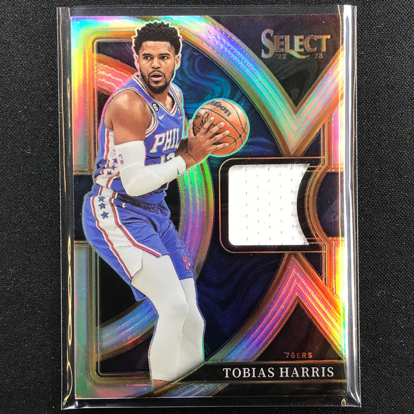 2022-23 Select Tobias Harris Selective Swatches Jersey Silver Prizm No Th