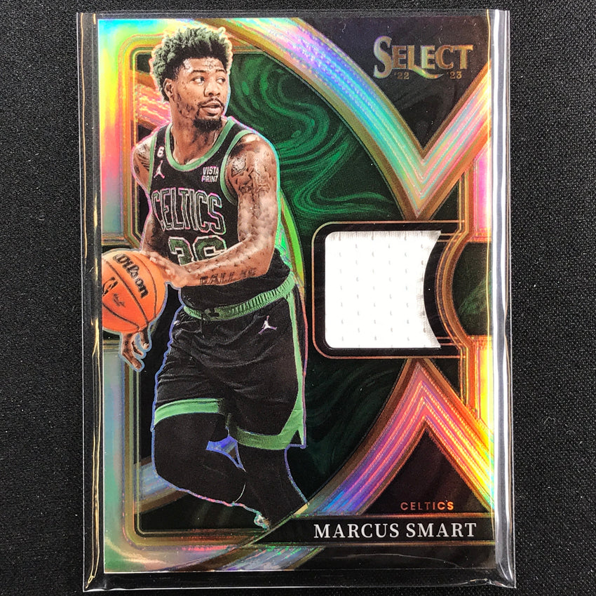 2022-23 Select Marcus Smart Selective Swatches Jersey Silver Prizm No Ms