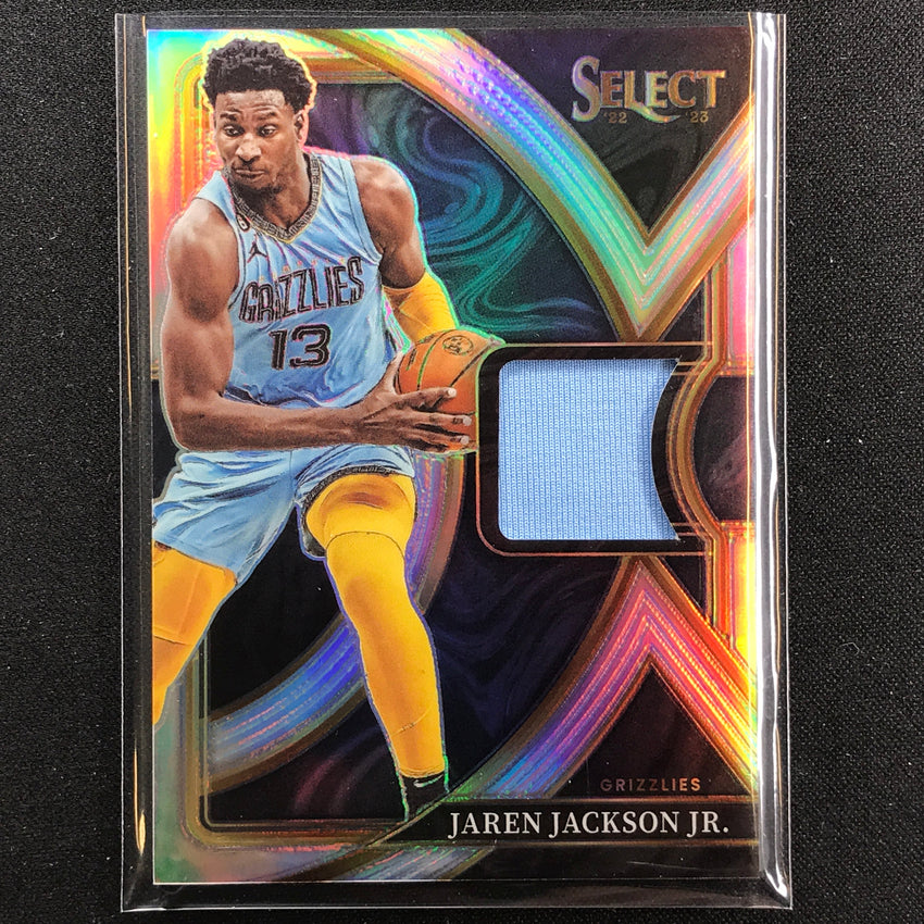 2022-23 Select Jaren Jackson Jr. Selective Swatches Jersey Silver Prizm No Jj