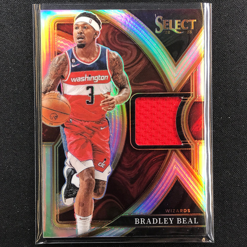2022-23 Select Bradley Beal Selective Swatches Jersey Silver Prizm No Bb