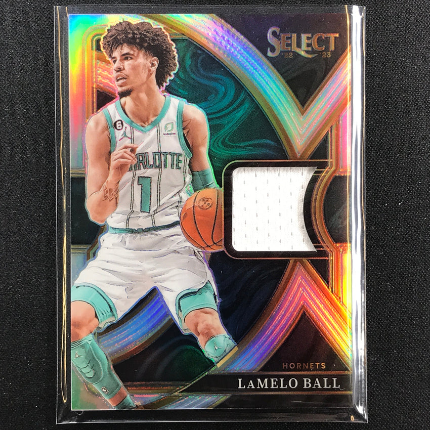 2022-23 Select Lamelo Ball Selective Swatches Jersey Silver Prizm No Lm
