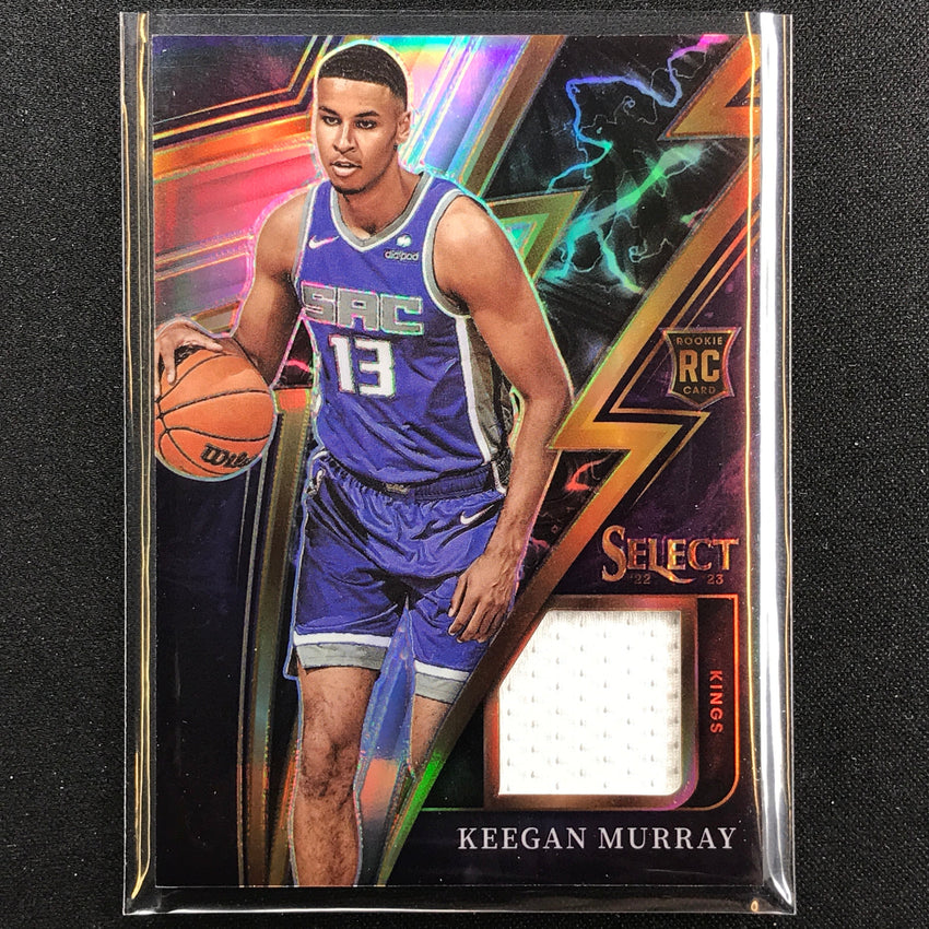 2022-23 Select Keegan Murray Sparks Rookie Jersey Silver Prizm No Km