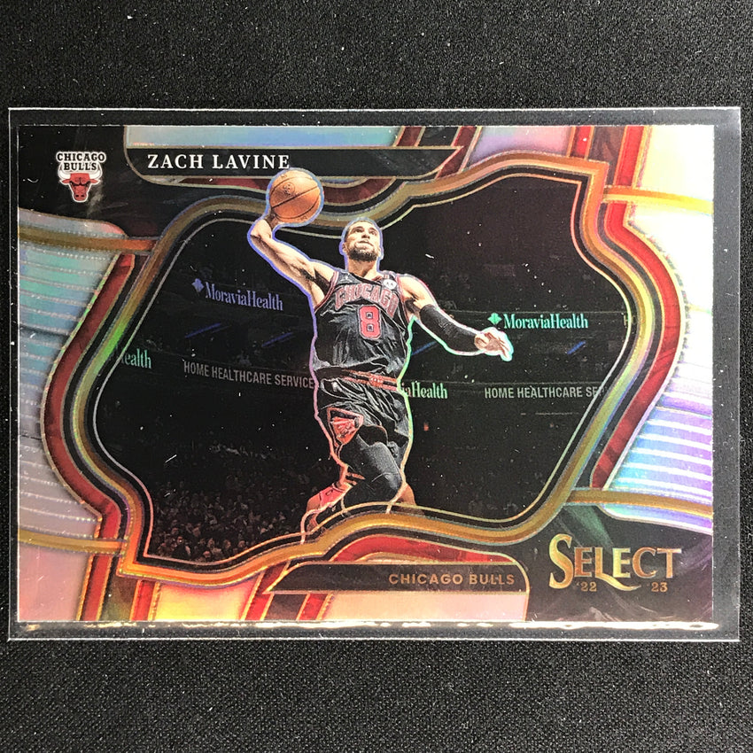 2022-23 Select Zach Lavine Courtside Silver Prizm Sp No 234