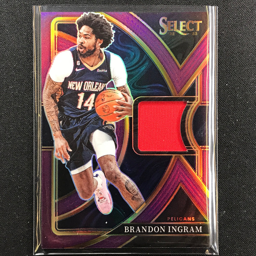2022 23 Select Brandon Ingram Selective Swatches Jersey Purple 87 99 Cherry Collectables