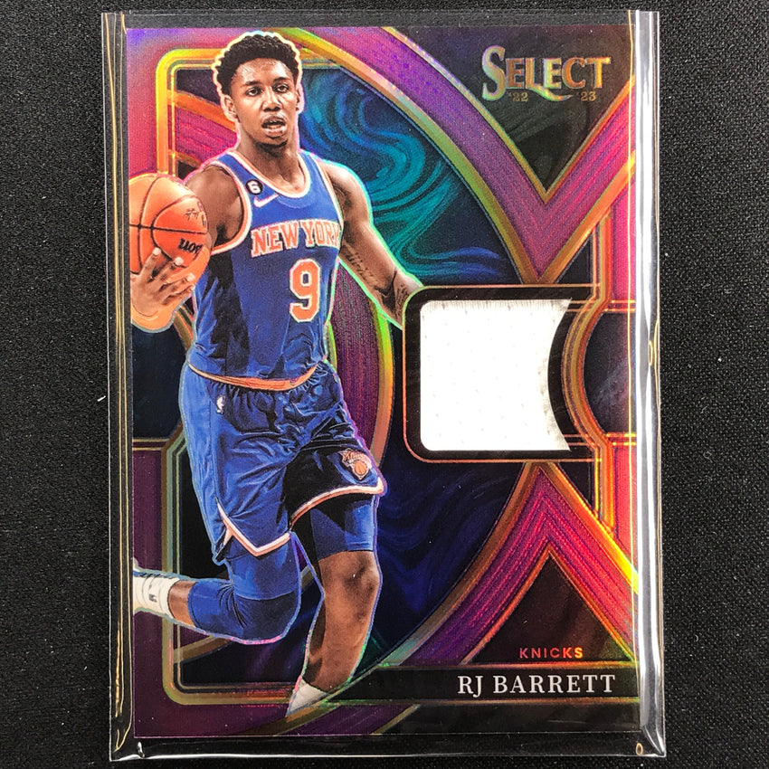 2022-23 Select Rj Barrett Selective Swatches Jersey Purple 35/99
