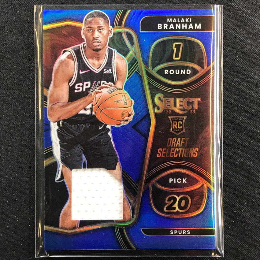 2022-23 Select Malaki Branham Draft Selections Rookie Jersey Blue 71/75
