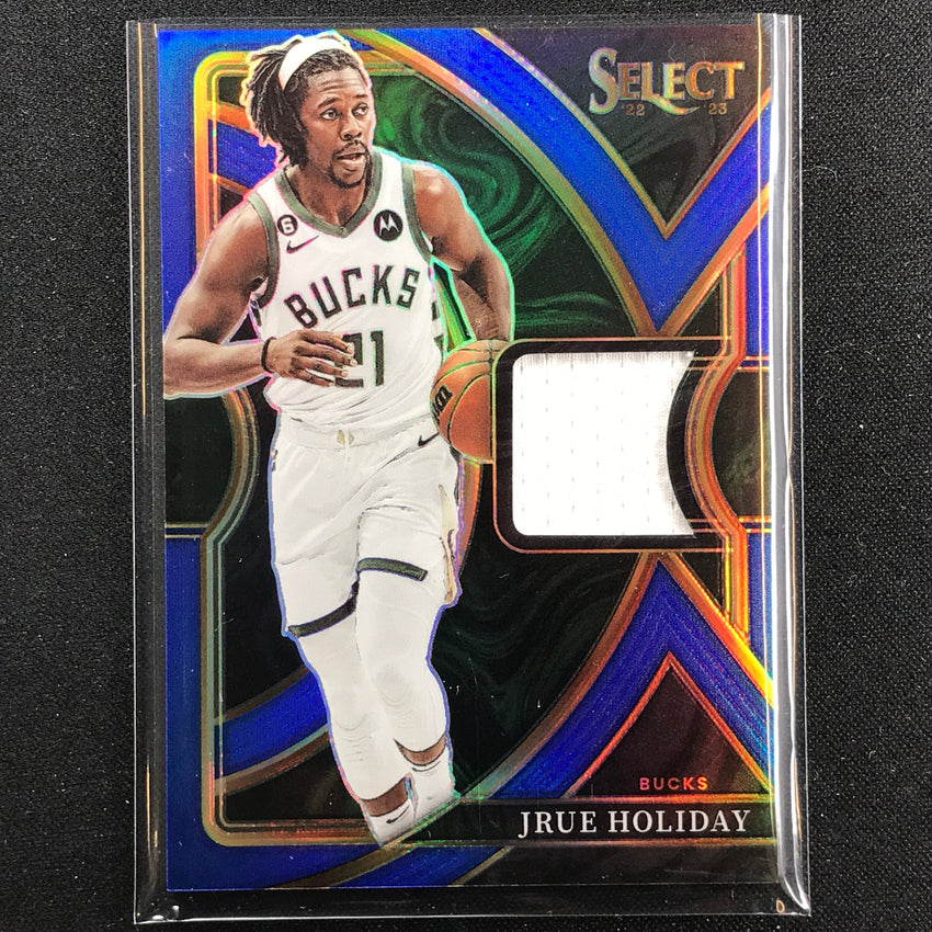 2022-23 Select Jrue Holiday Selective Swatches Jersey Blue 20/75