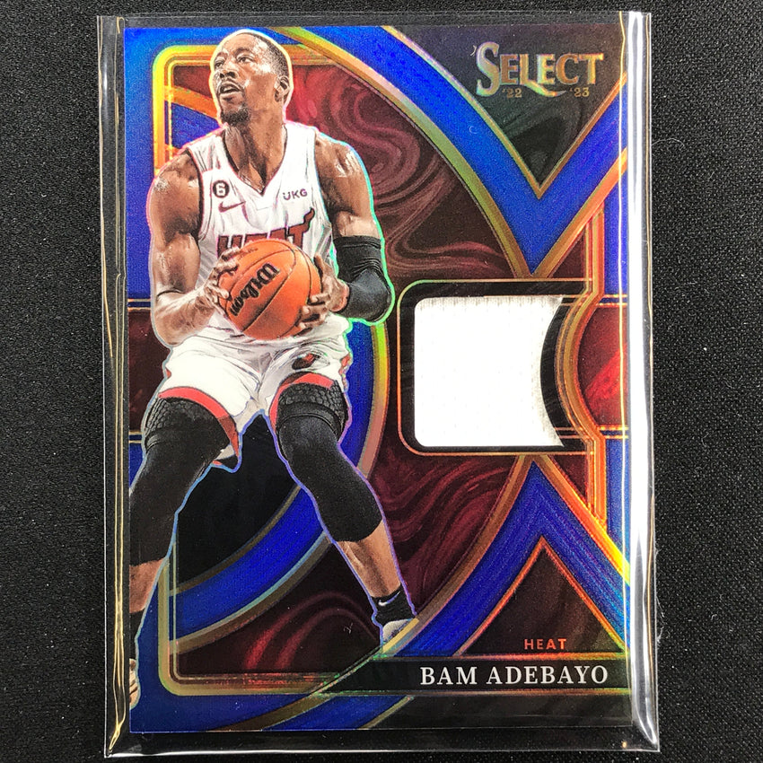 2022-23 Select Bam Adebayo Selective Swatches Jersey Blue 2/75
