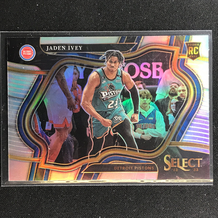 2022-23 Select Jaden Ivey Courtside Rookie Silver Prizm Sp No 298