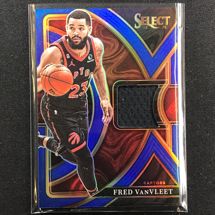 2022-23 Select Fred Vanvleet Selective Swatches Jersey Blue 17/75