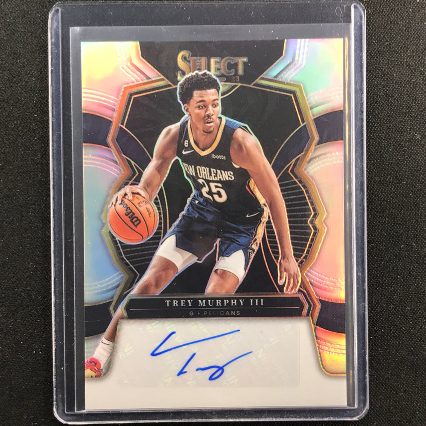 2022-23 Select Trey Murphy Iii Signatures Auto Silver Prizm 182/249