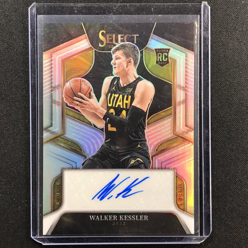 2022-23 Select Walker Kessler Rookie Signatures Auto Silver Prizm 214/249