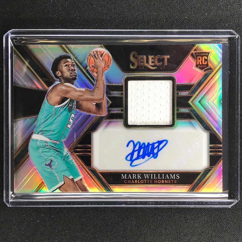2022-23 Select Mark Williams Rookie Jersey Auto Silver Prizm 92/199